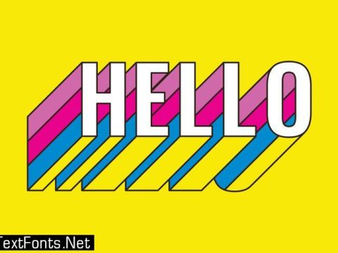 Hello Retro Typography 224242