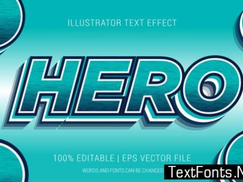 Hero Text Effect Style