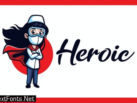 Heroic - Medical and Healthcare Mascot Logo