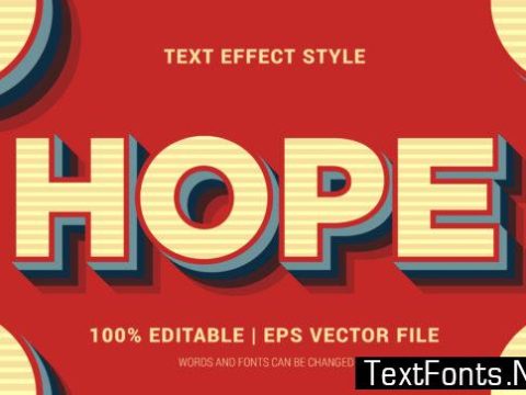 Hope Text Effects Style