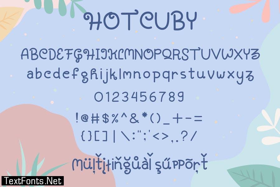 HotCuby Font