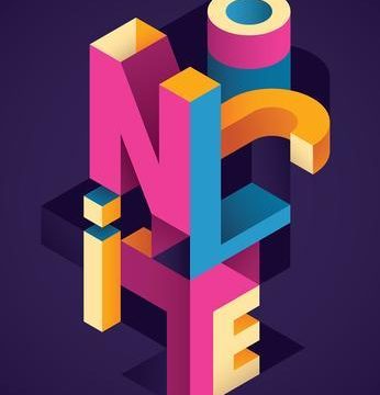 Isometric typography