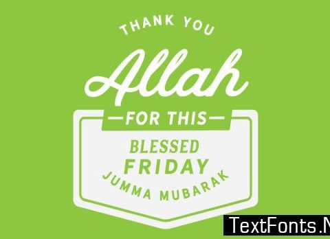 Jumma Mubarak - Typography Graphic Templates