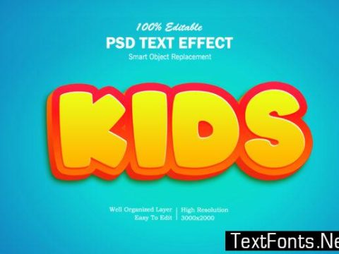 Kids Text Effect