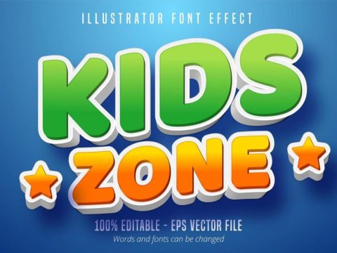 Kids zone text 1103078