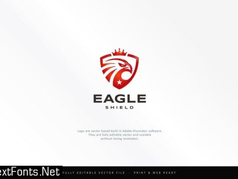 King Eagle Shield Logo