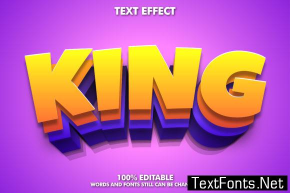 King Text Effect