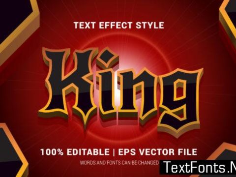 King Text Effects Style