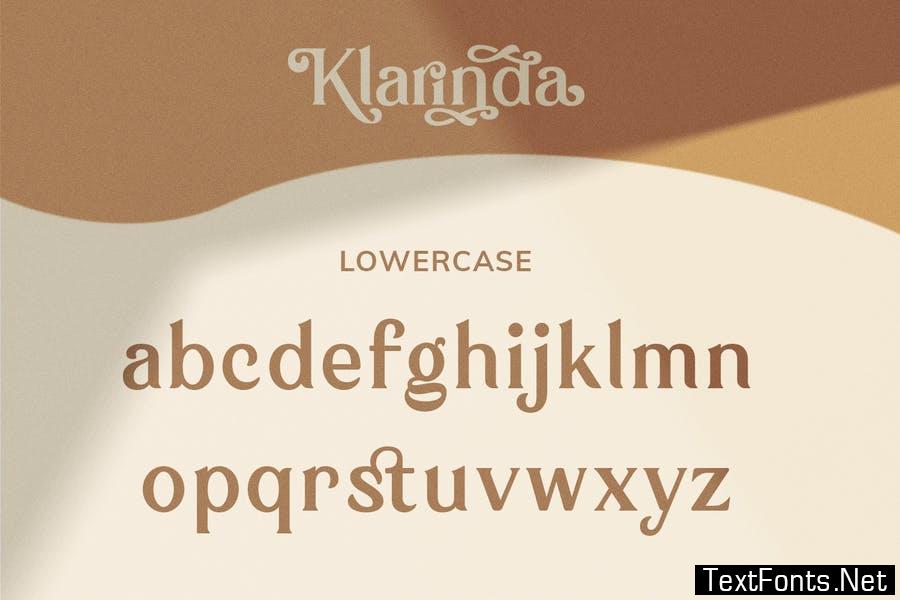 Klarinda Remenont Playful Serif