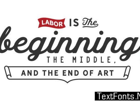 Labor is the Beginning - Typography Graphic Templates