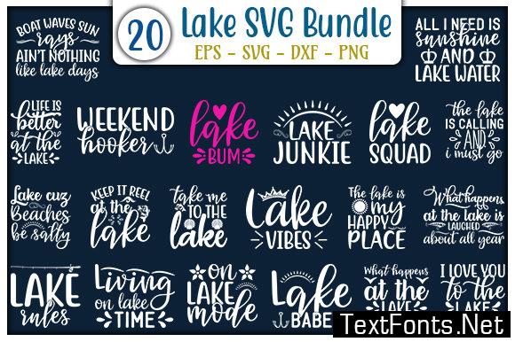 Download Lake Quotes Design Bundle 5185148