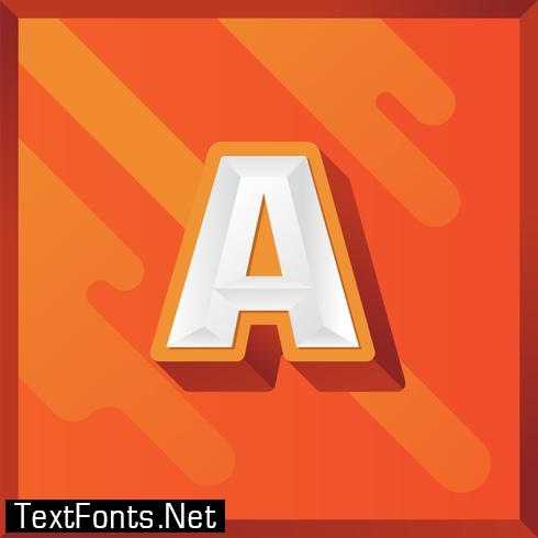 Letter A 3D vectorLetter A 3D vector