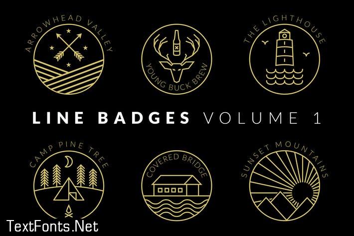 Line Badges - Volume 1