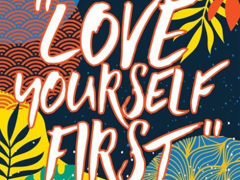 Love Yourself Typography Vector Design