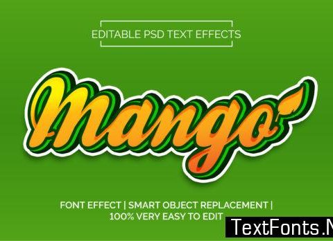 Mango Text Effects Style