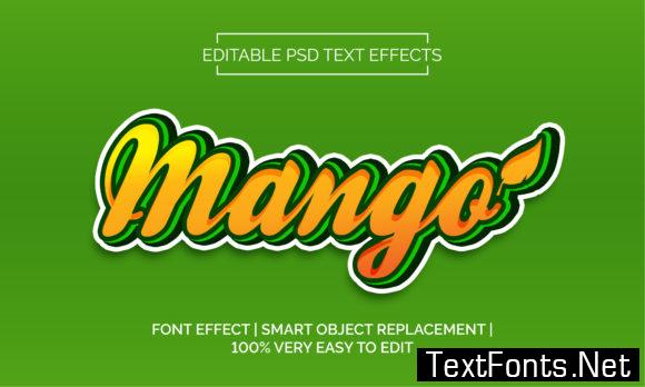 Mango Text Effects Style