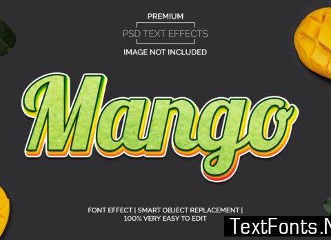 Mango Text Effects Style