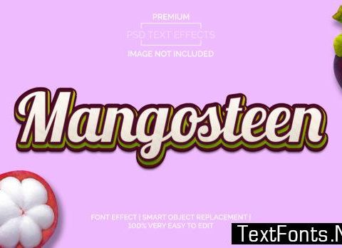 Mangosteen Text Effects Style