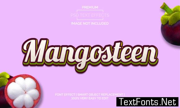 Mangosteen Text Effects Style