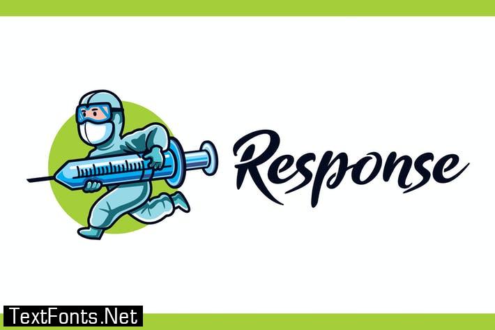 Medical Response - Healthcare Mascot Logo