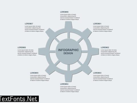 Modern infographic element with text space for business presentation, template, web banner and motion graphic.