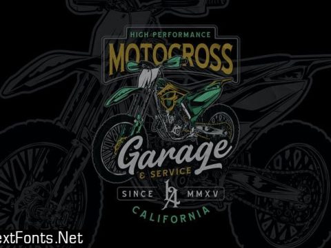 Modern Motocross Badge Logo Volume 1 No.3