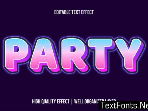 Modern Text Effect Style for Illustrator