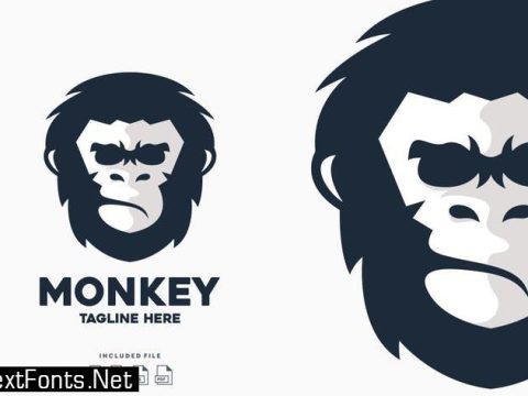 Monkey Logo Design Logo Template