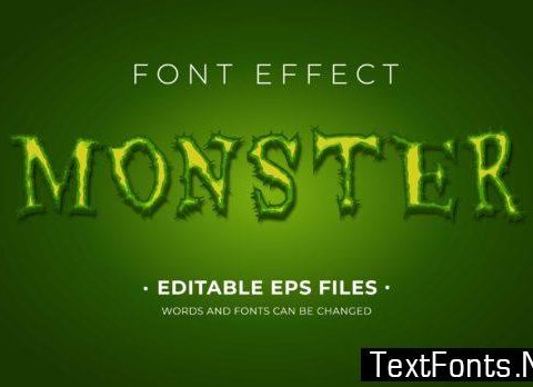 Monster Text Effect