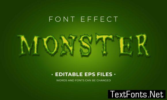 Monster Text Effect