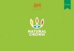 Natural Crown Logo Template