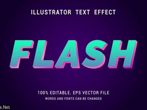 Neon Flash Text Effect