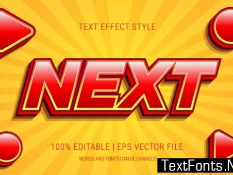 Next Text Effect Style