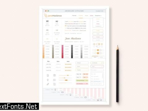 One Page UI Style Guide Q5BD8PT