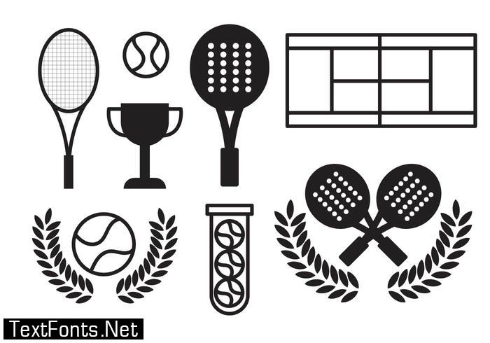 Padel Tennis Vector 133896