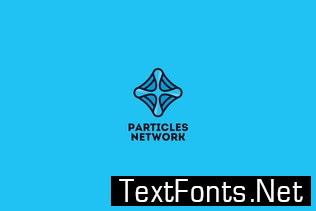 Particles Network Logo Template