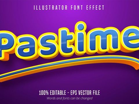 Pastime text effect