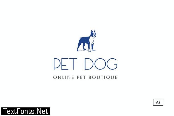 Pet Boutique Logo Template RY8DFET