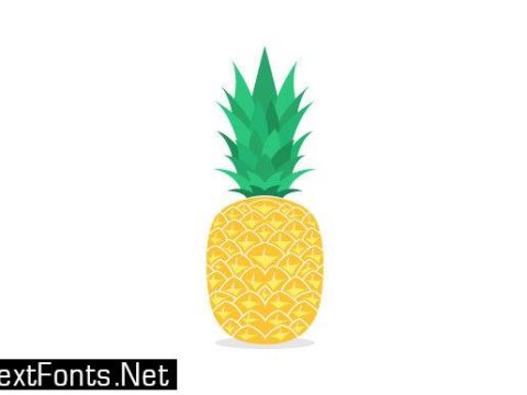 Pineapple Fruit Vector