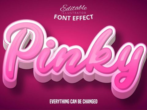 Pinky Text Effect