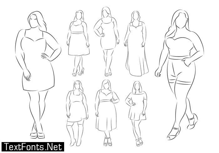 Plus Size Female Model