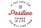 Positive Things in Life - Typography Graphic Templates