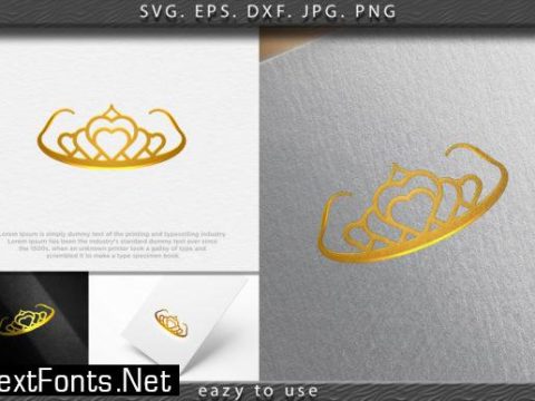 Princes Tiara Crown or Royal Diadem Logo