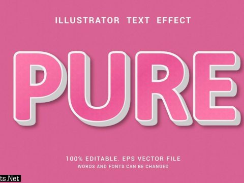 Pure Pink Text Effect 1222933