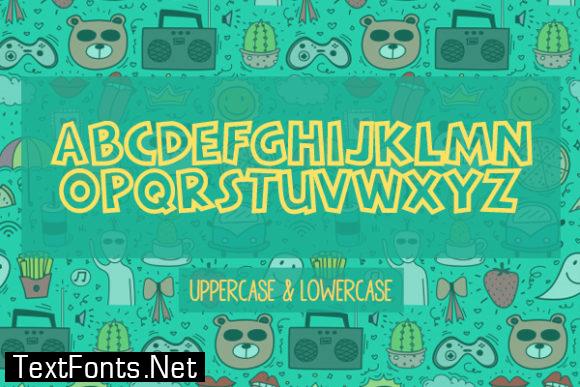 Raditas Cartoon Font