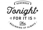 Remember Tonight. - Typography Graphic Templates