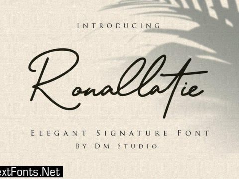 Ronallatie - Elegant Signature Font