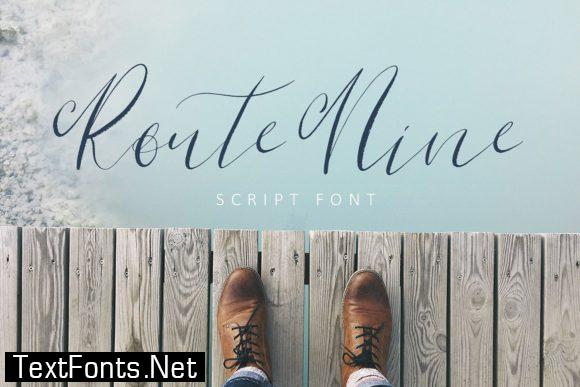 Rout Nine Script Font