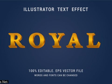 Royal Text Effect Design