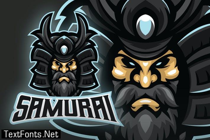 Samurai Head Esport Logo